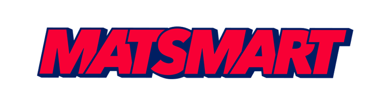 The red and blue matsmart logo.