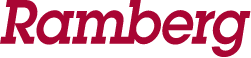 The red Ramberg logo