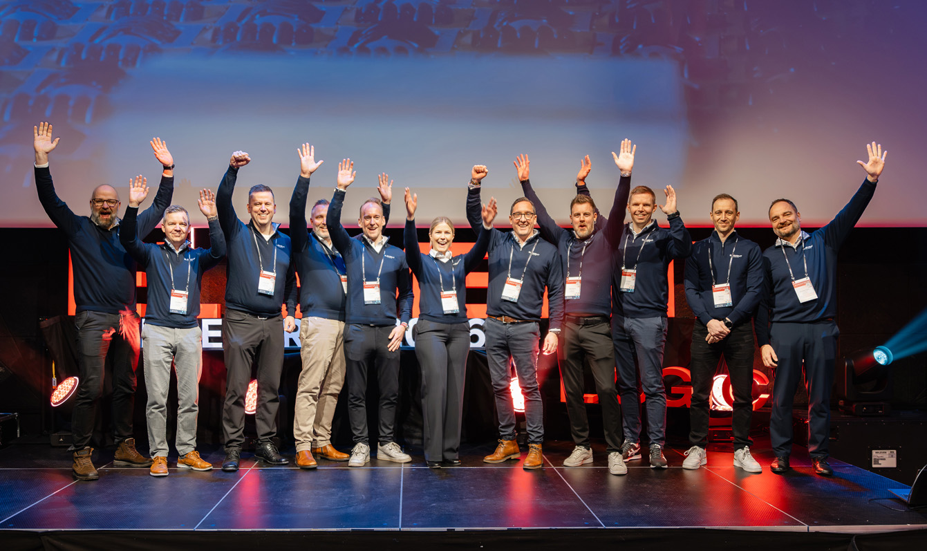 A picture of presenters on stage at Customer Forum 2026 Norway