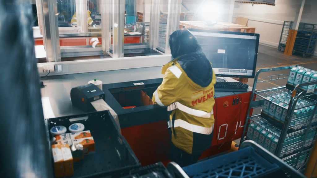 Matvareexpressen carousel port multitemperature Autostore