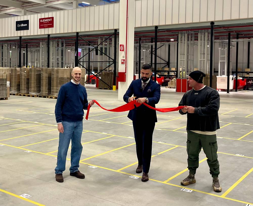 Taglio del nastro evento GymBeam
