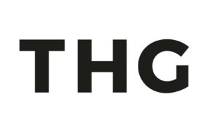 The Hut Group Logo in black with white background