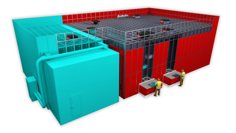 Illustration showing multitemerature AutoStore