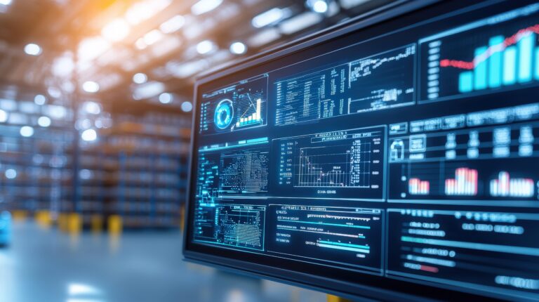 Warehouse management software screen